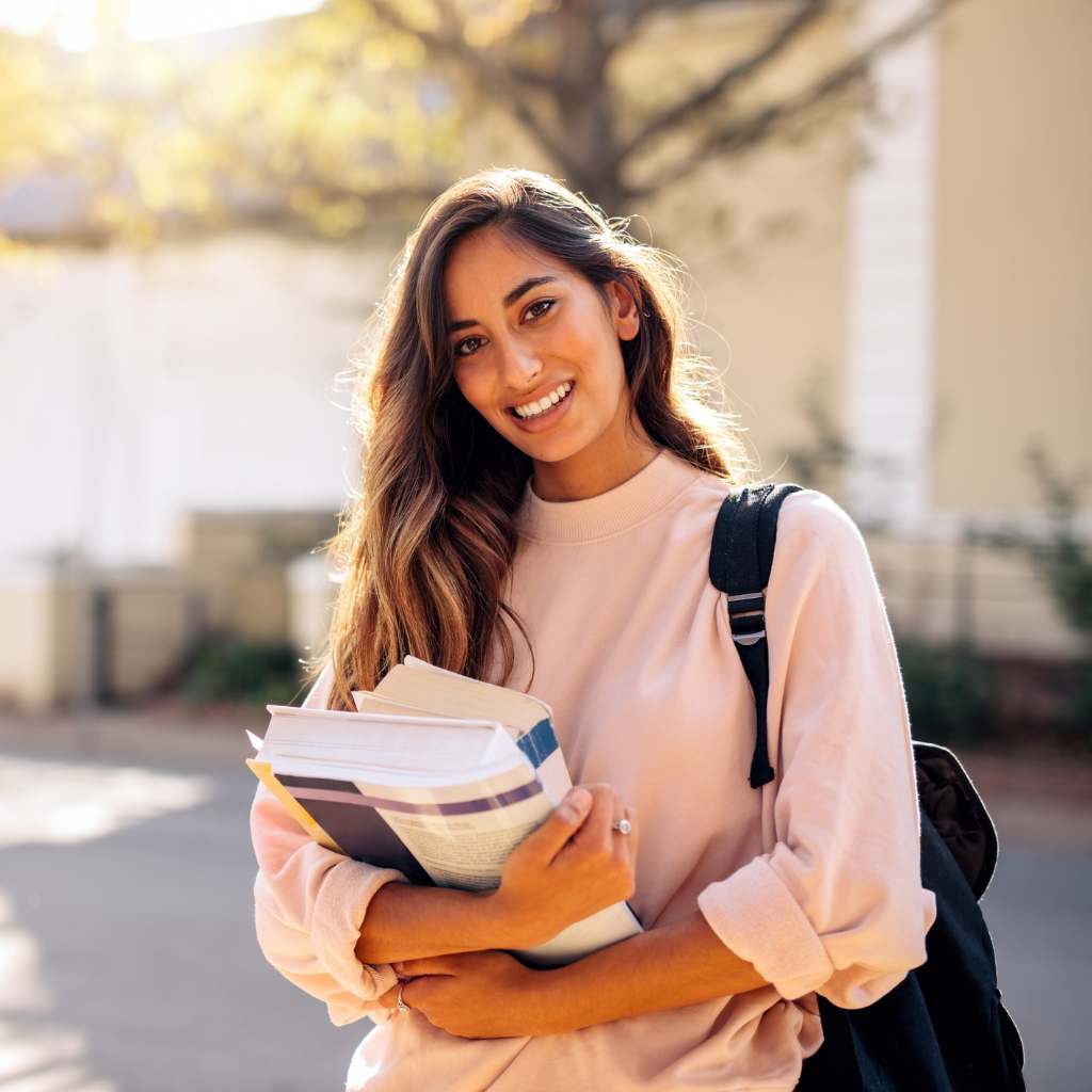 Single college student showcasing the spark starter plan