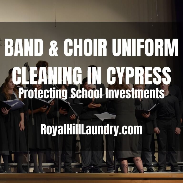 ​Band & Choir Uniform Cleaning in Cypress: Protecting School Investments