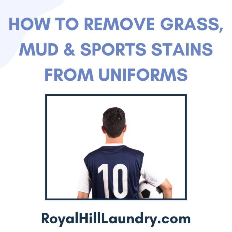 How to Remove Grass, Mud & Sports Stains from Uniforms