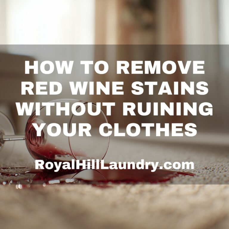 How to Remove Red Wine Stains Without Ruining Your Clothes