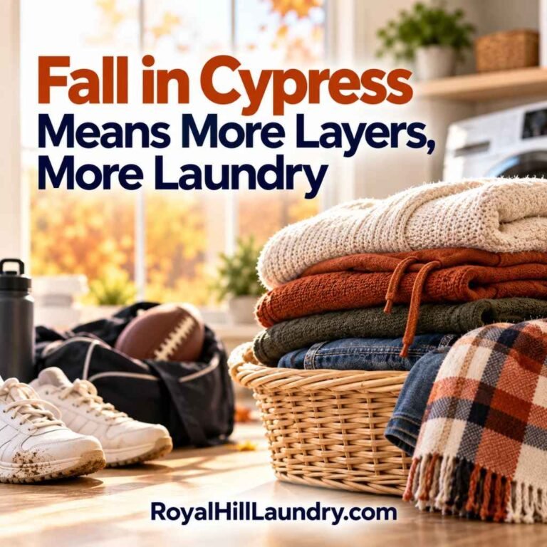 Fall in Cypress Means More Layers, More Laundry